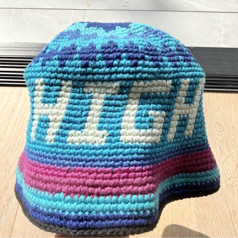 Camp High Counselor Crochet Bucket Hat - Picture 2 of 6